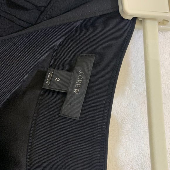 J. Crew Black Pleated Skirt - Picture 2 of 3